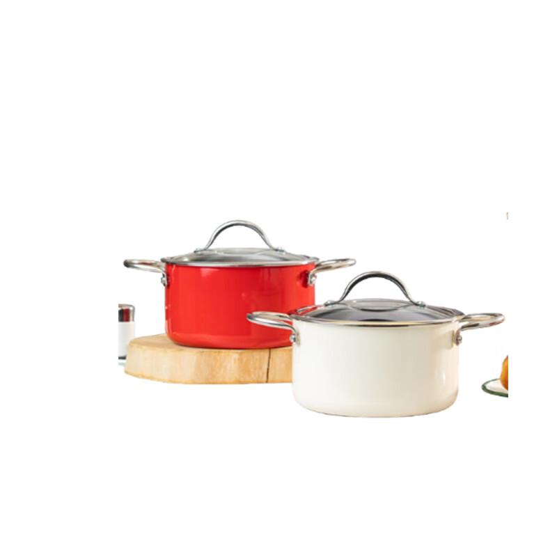 Sohome Fanyin Enamel Soup Pot R472-20, 3.8L