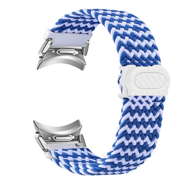 No Gaps Braided Band For Samsung Galaxy Watch 6 4 Classic/5 Pro/44mm 40mm 47mm 43mm Correa Nylon Bracelet Galaxy Watch 6 Strap