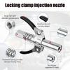 Industrial Grease Needle Nozzle Couplers Set for Hard Reach Areas Efficient Lubrication Mechanical Fittings Repair Shops