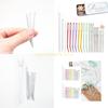 20PCS Large-Eye Needle Knitting Needle Set Wool Needle Tapestry Needle Curved Aluminum Needle and Needle Threader Top Sale