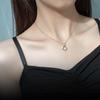 Necklace Ins Female Tide Niche Original Design Sense Versatile Diamond Rhombus Pendant Collarbone Chain