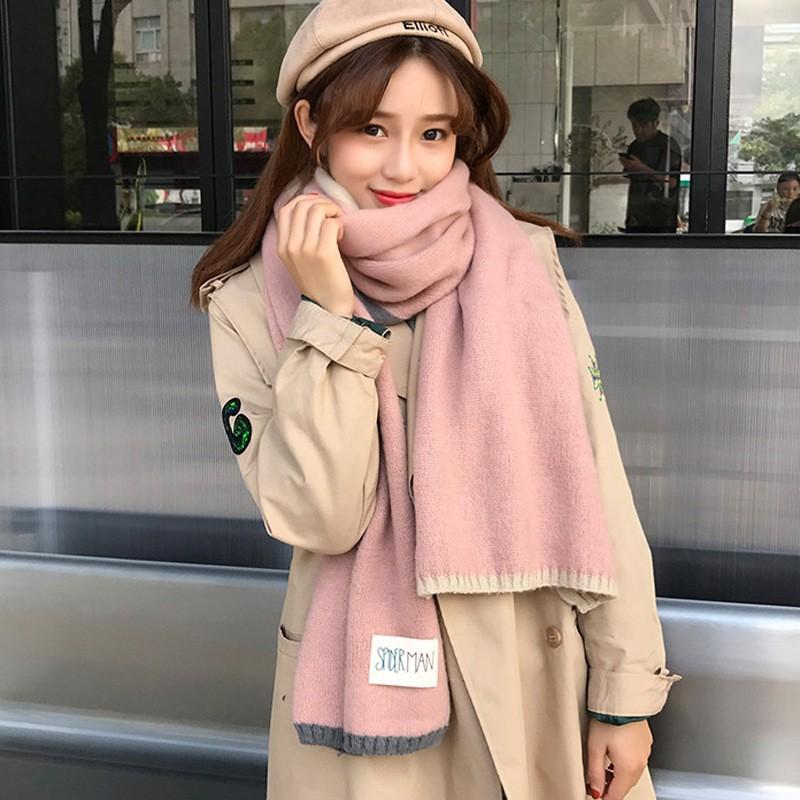 Qiandongge Schal Damen Winter Koreanisch Vielseitig Studentenpaar Gestrickt Warmer Schal Fabrik Direktverkauf