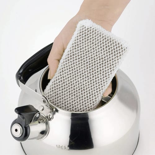 Kakusei Nilworka NW-06 Silver Whistling Kettle, 2.2L Capacity, Stainless Steel, High Heat Efficiency, Stable, Wide-Bottom Design, Easy To Clean, Induc