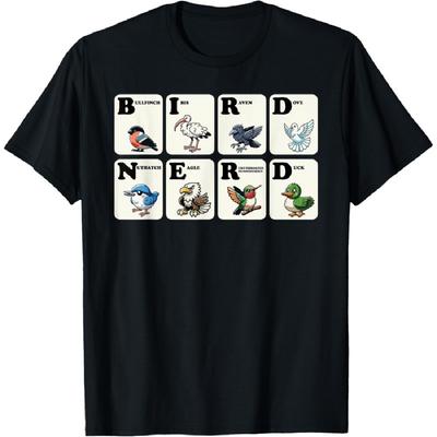 Bird Nerd Funny Bird Lover Bird Watching Birding T-Shirt