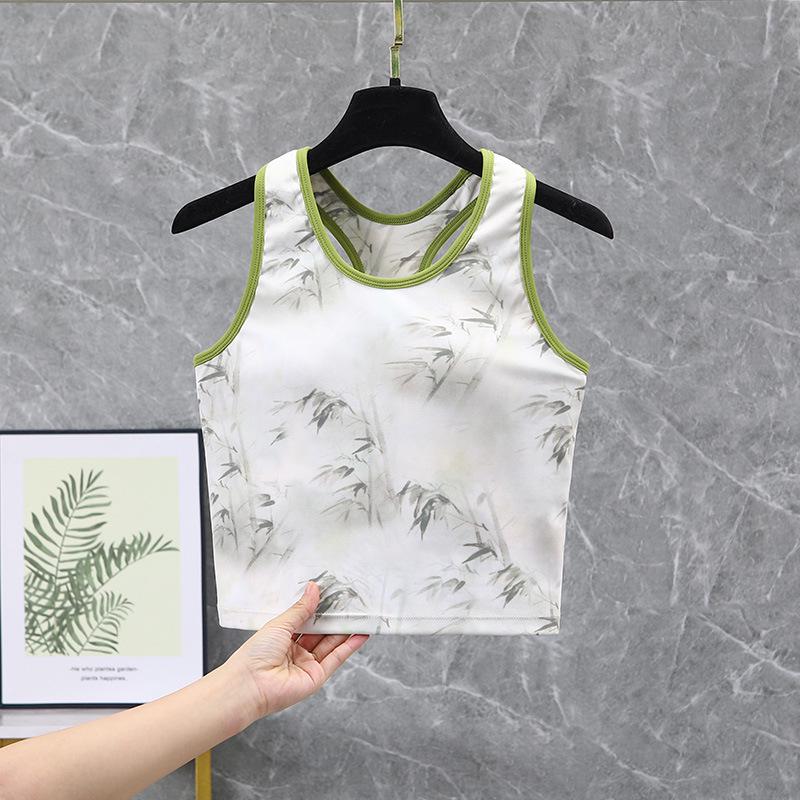 2025 Euro-American High-Intensity Shockproof Yoga & Sports Vest Pilates Set