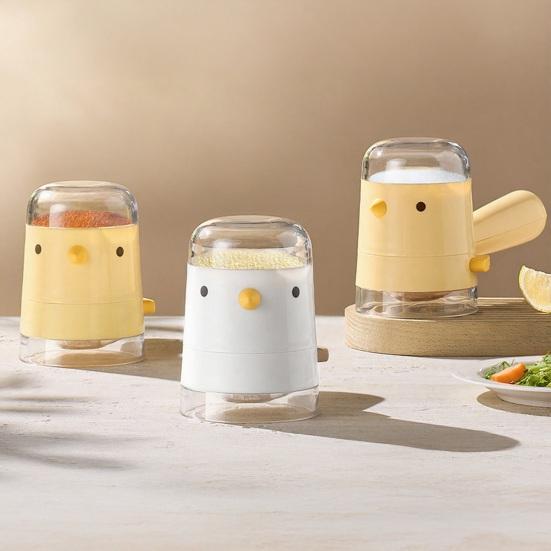 Quantitative Salt Tank Bird-Shaped Condiment Bottle Transparent Cap Salt Dispenser One Press 0.5g Output Low-salt Dispenser for Kitchen