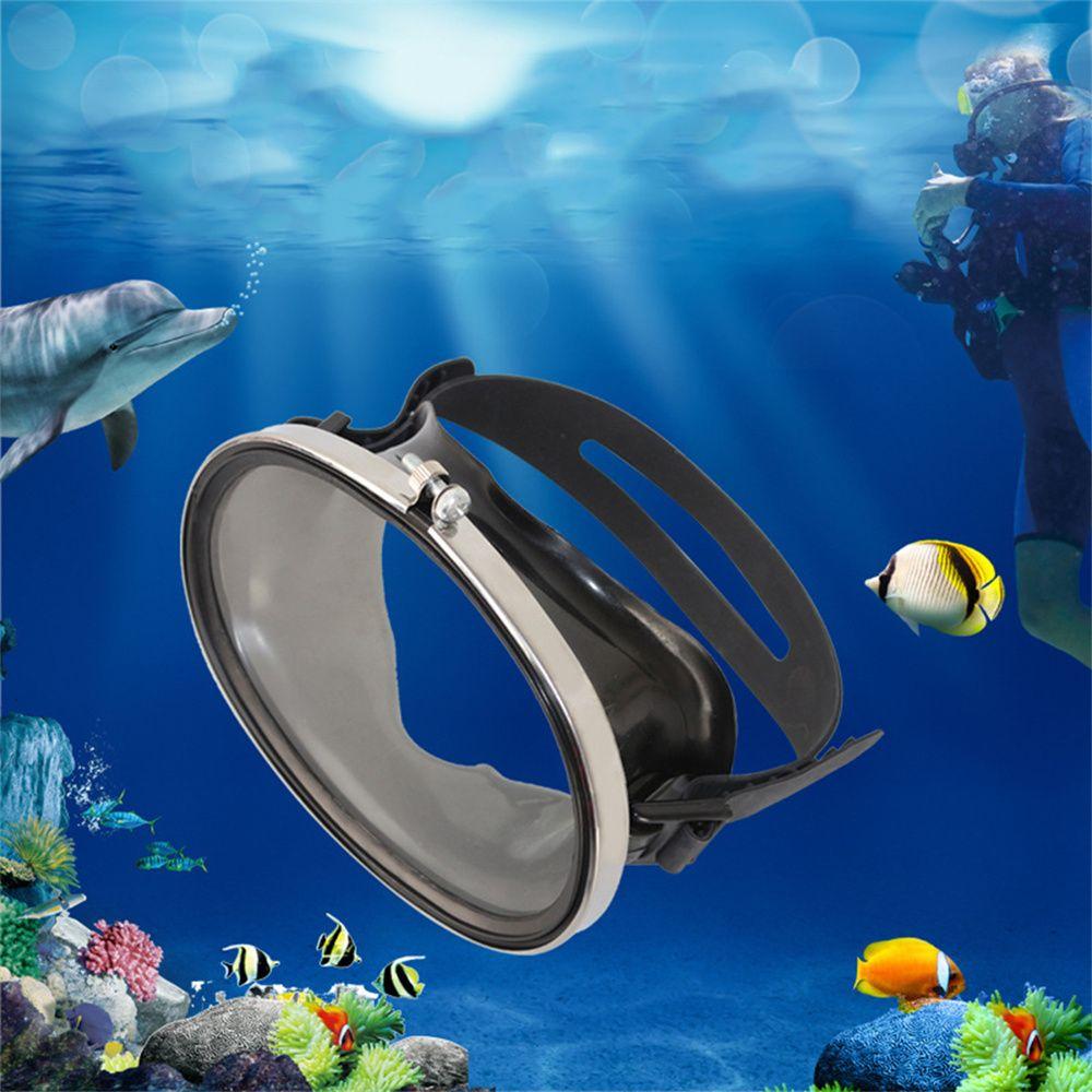 Oval Diving Mask Tempered Glass Lens Spearfishing Mask Summer Scuba Goggles