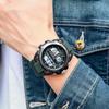 Military Quartz Watch Dual Display Men Sports Watches G Style LED Digital Waterproof Watches