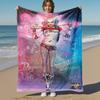 1pc Harley Quinn Outdoor Blanket - Throw Blanket, Soft , Flannel Blankets, Living Room, Travel, Camping-1102193