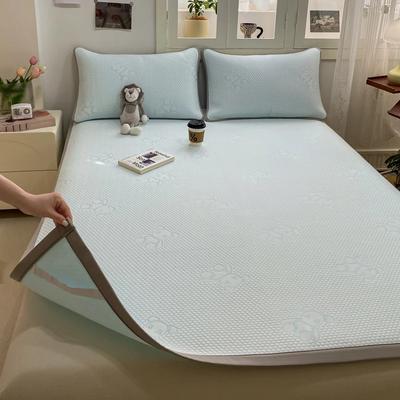2026 Summer High-quality Ice Bean Summer Mat for Bed Air-Permeable Sleeping Naked Cooling Mat Cool Down Coolness Bed Mat Cold