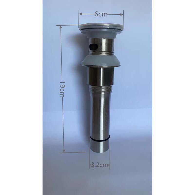 LANGZHIWEN 304 Stainless Steel Basin Pop-up Drain with Overflow