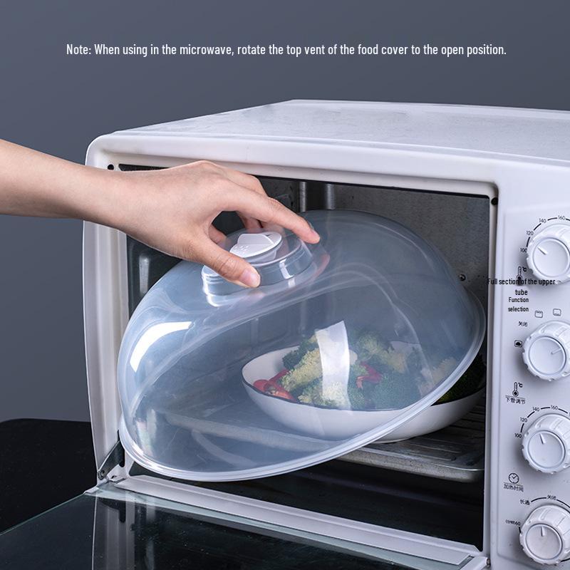 High-Temp Resistant Transparent Microwave Food Cover