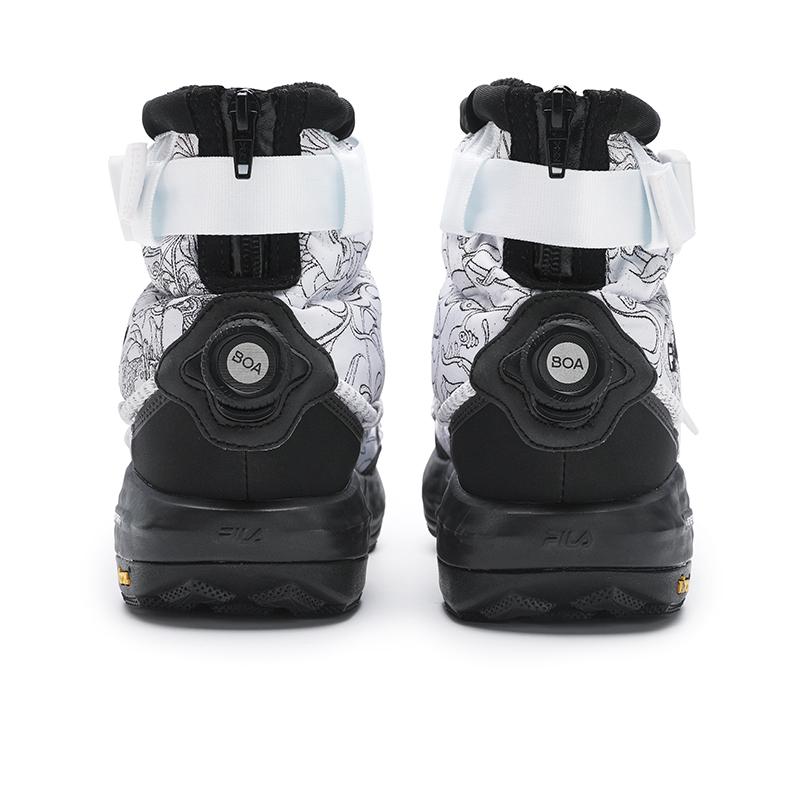 Fila James Jean X  Boa Explorer 2 Durable Fashion Short Outdoor Boots Men boots White Black A12M441207FWT