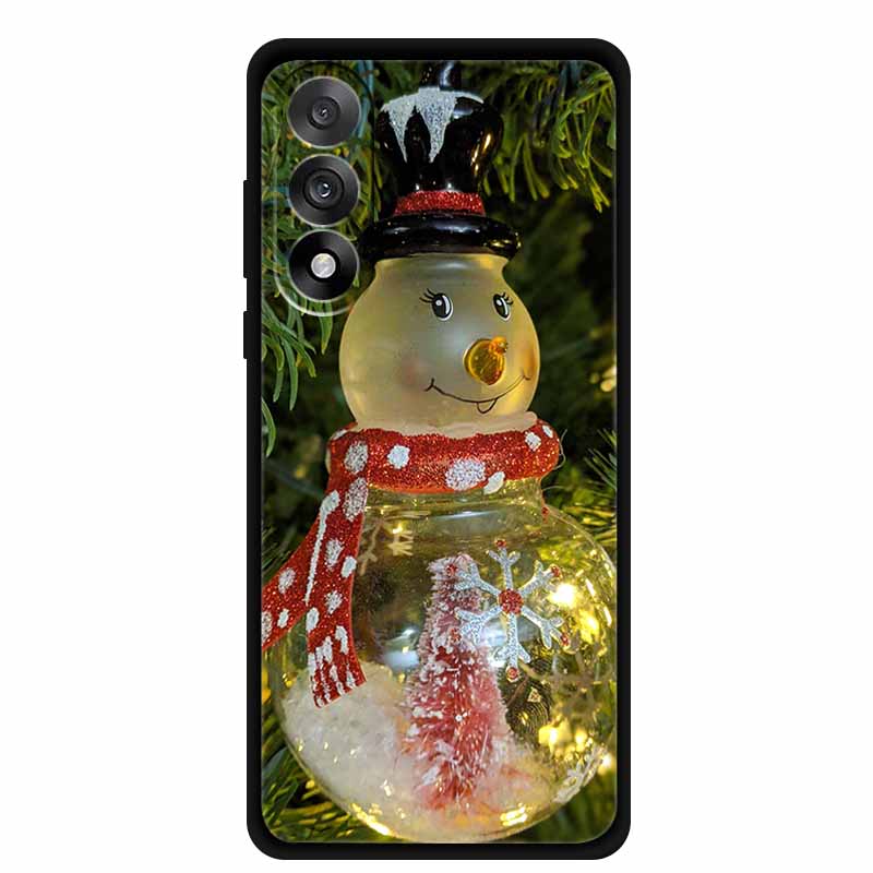 Christmas Phone Cases For OnePlus Nord 5 5G Case Shockproof Silicone Soft Black Cover Christmas Tree for 1+ Nord 5 5G Back Cover