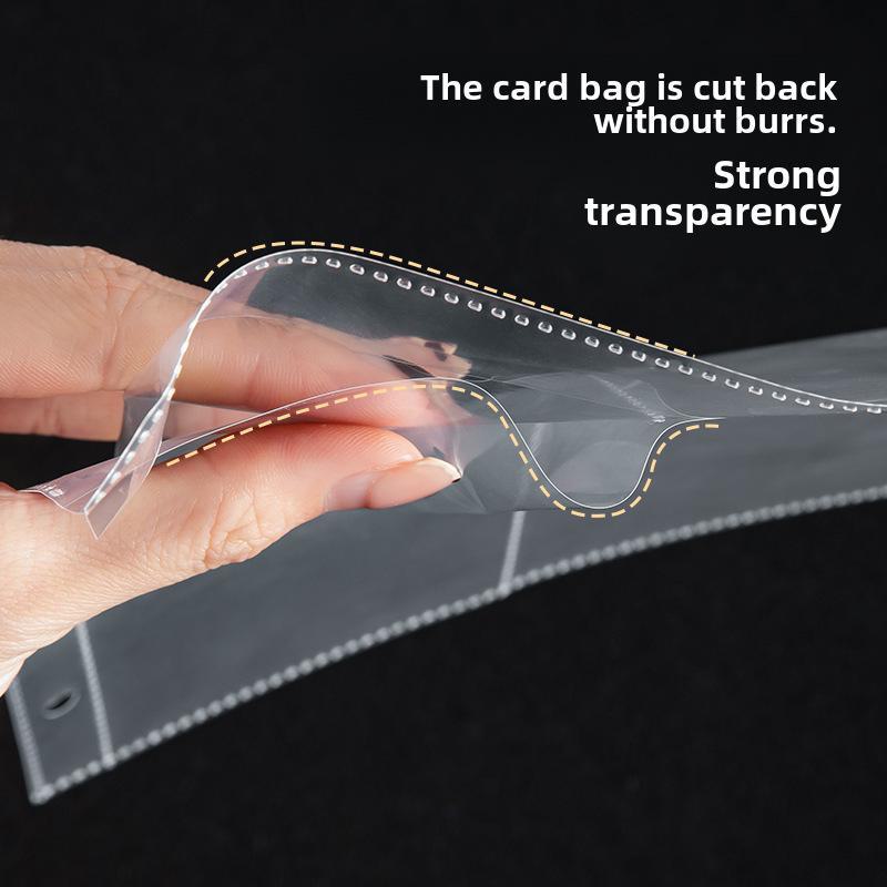 A4 Nine-Square Four-Hole Card Album Pages for Photo and Polaroid Storage