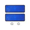 PATIKIL Rectangular Rear Reflector, Set of 2 Safety Reflective Warning
