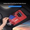 For BYD Leopard 5 Denza B5 Car Sun Visor Multifunctional Eyeglass Clip Holder Card Ticket License Storage Case