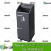 Stainless Steel Outdoor Trash Bin for Hotels, Parks, and Malls
