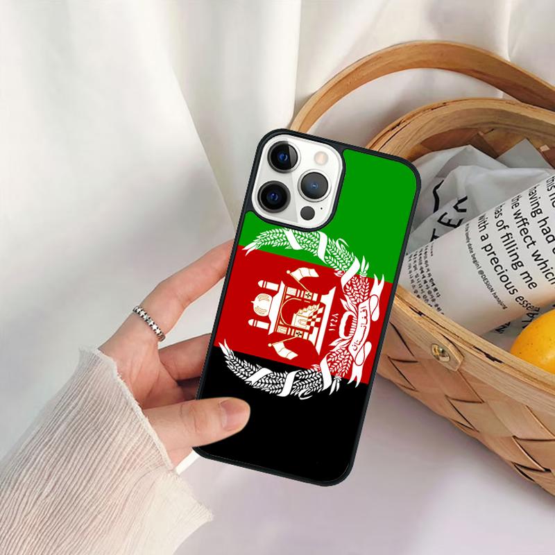 I Love Afghanistan flag Phone Case For iPhone 17 Air 16 15 14 11 12 13 Pro  MAX Plus coque Cover Shell