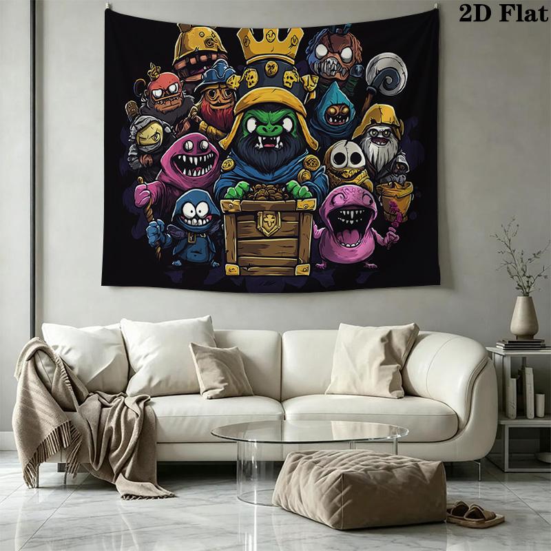 Treasure Monster Pattern Home Decor Tapestry, Wall Hanging, Decorative RV Wall Cloth.MGT0918333