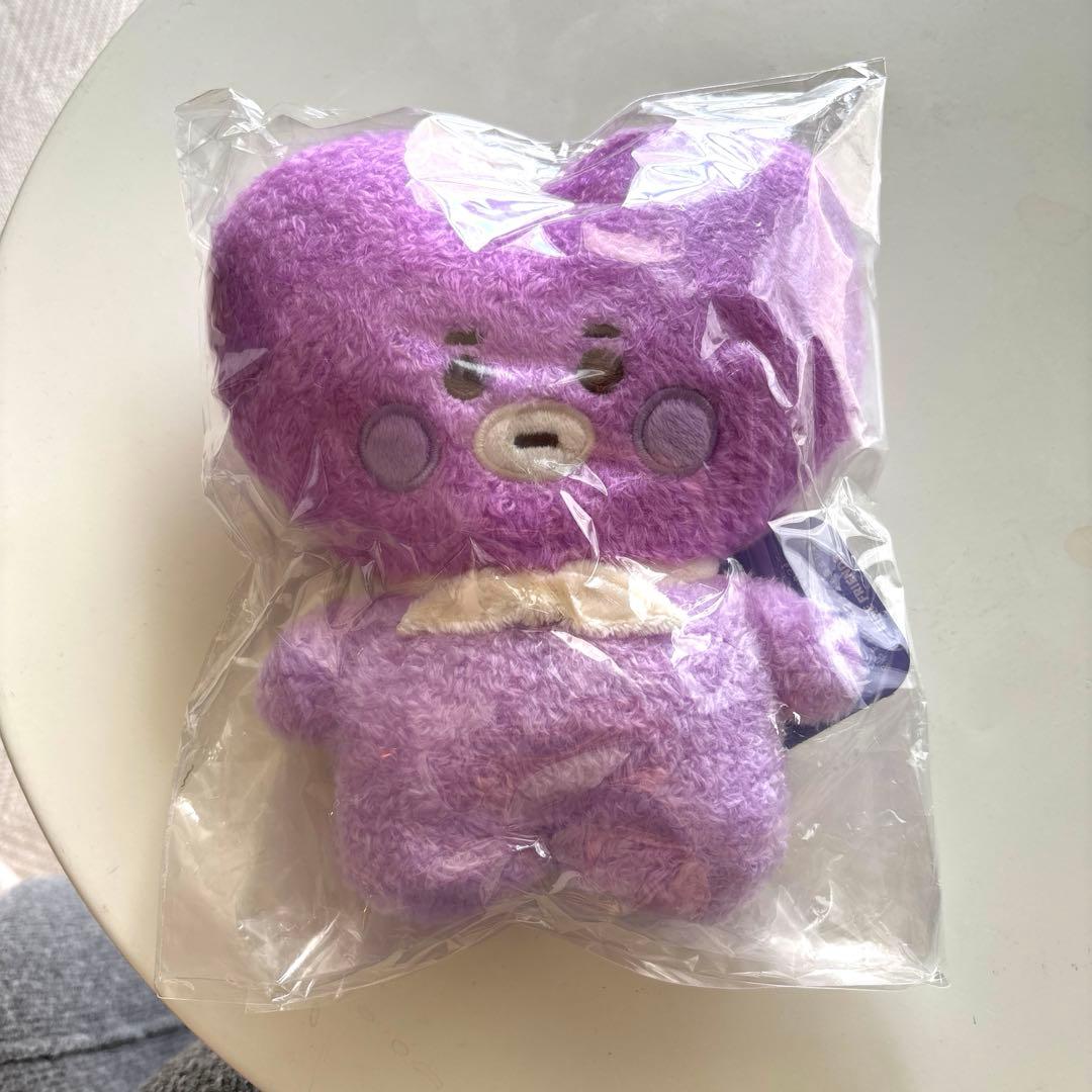 [USED] BT21 Baby Tatton Purple Plush Toy S TATA