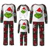 Christmas Prints Family Matching Long Sleeve Tops+Pants Set Family Matching Sets