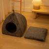 Cat Cottage Triangle Cat Litter Enclosed Cat House Pet Litter Warm Thickened Deep Sleep Kennel Pet Supplies