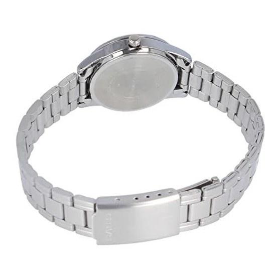 CASIO Cheap Chupakashi Wristwatch Ladies Quartz Analog Stainless Metal Silver LTP-V005D-7B2