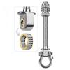 Heavy Duty Swing Hook Stainless Steel Easy Installation Yoga Hammock Hook Threaded Shaft Durable Hammock Hook Porch