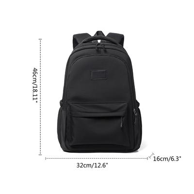 Womens Large Capacity Backpack Students School Bag Practical Men Travel Bag School Back Pack Simple Multi-pocket Daypack