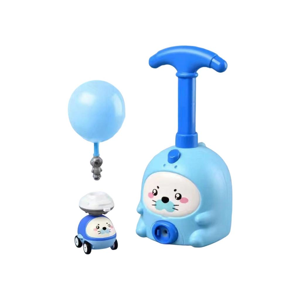 Balloon Powered Air Car Toy Set Includes 2 Air Cars 2 Balloon Holders and 50 Balloons for Kids Educational Play and Outdoor Activities