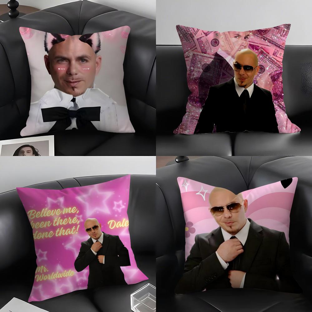 MMr WorldwideS Pitbull Cushion Cover Pillowcase Ultra Soft Skin Friendly Fabric Cloud Like Comfort Concealed Zipper