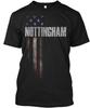 Comfy Nottingham Family American Flag T-Shirt Made In the USA Size S To 5XL