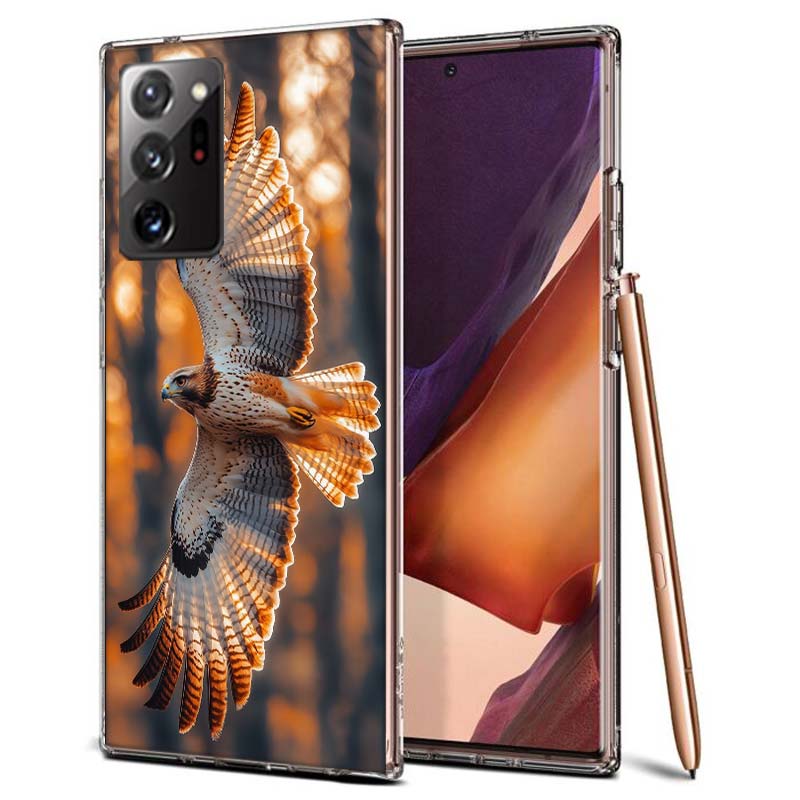 Soaring Eagle Hunting Phone Case for Samsung A55 A35 A25 A15 A07 A05S A16 A17 A26 A36 A37 A56 A57 Galaxy Note 20 10 A50S A71 A51