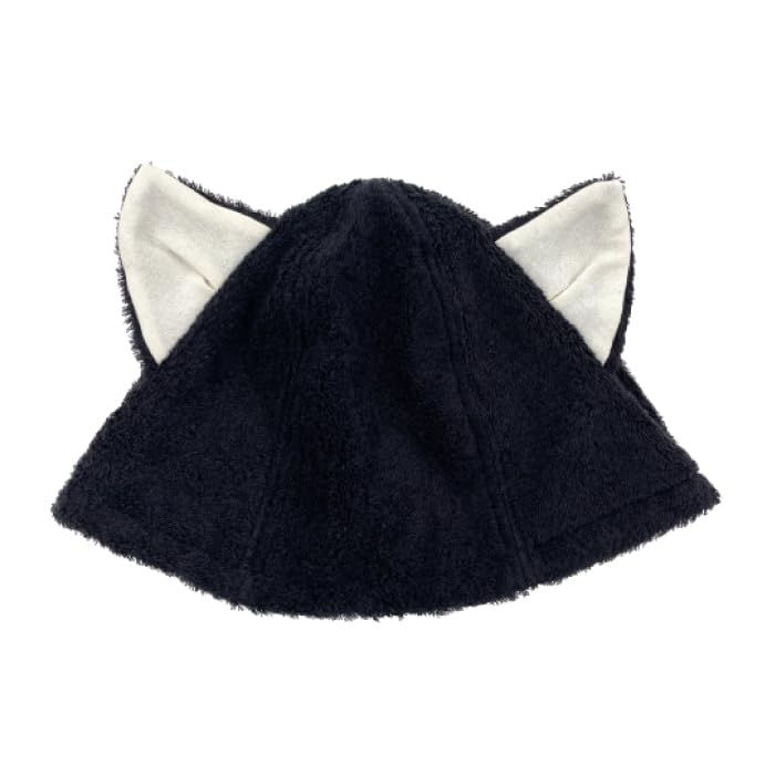 Kontex Imabari Sauna NEKO Black Cat Ear Sauna Certified Imabari Towel Brand Sauna Cotton Hat, (55020-054), Hat, Product, Sauna, Saunaer, Accessories,