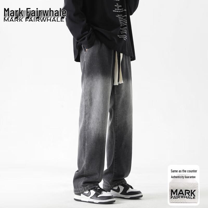 Mark Fairwhale Men's Gradient Loose Straight Leg Jeans