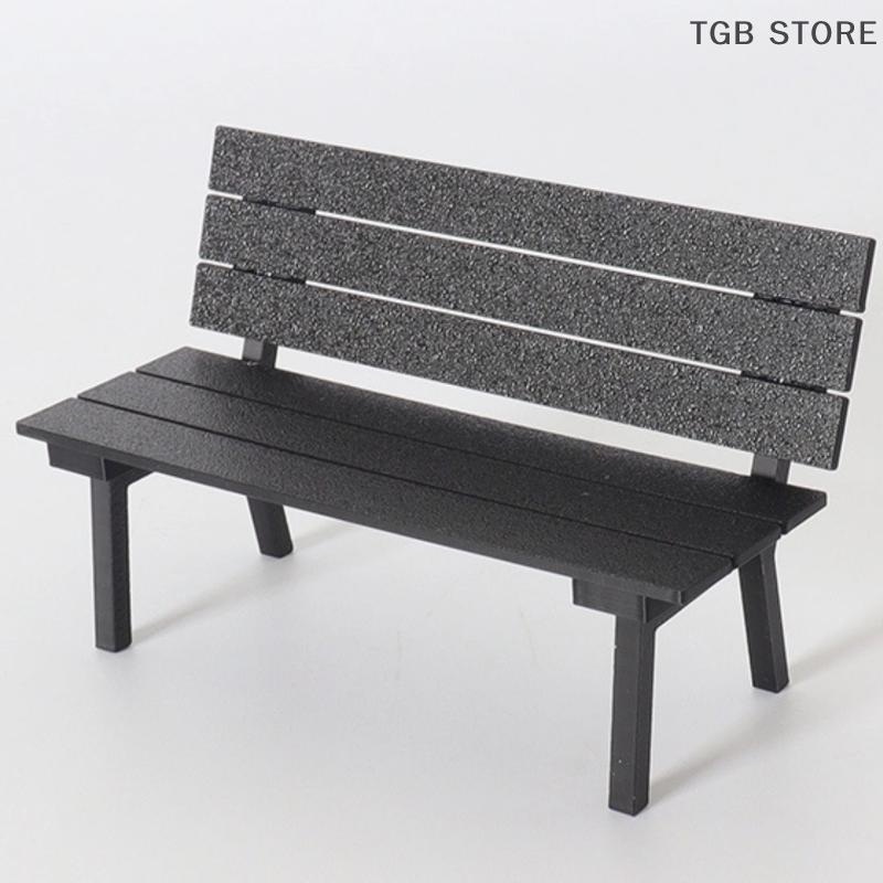 1 Pcs Simulation Bench Creative Chair Model Dollhouse Miniature Accessories Home Scene Display Props Crafts