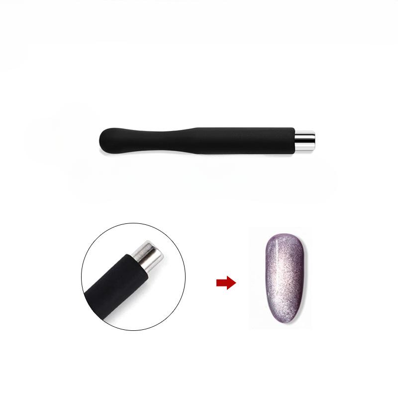 Nail Art Cat's Eye Magnet Crystal Cat's Eye Nail Polish Fancy Cylindrical Magnet Powerful Suction Magnet Nail Tools