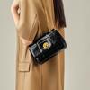 Autumn Winter 2025 New Fashion Small Square Bag Versatile Genuine Leather Women's Bag High-Quality Texture Chain Bag Trendy Commuter Crossbody Bag