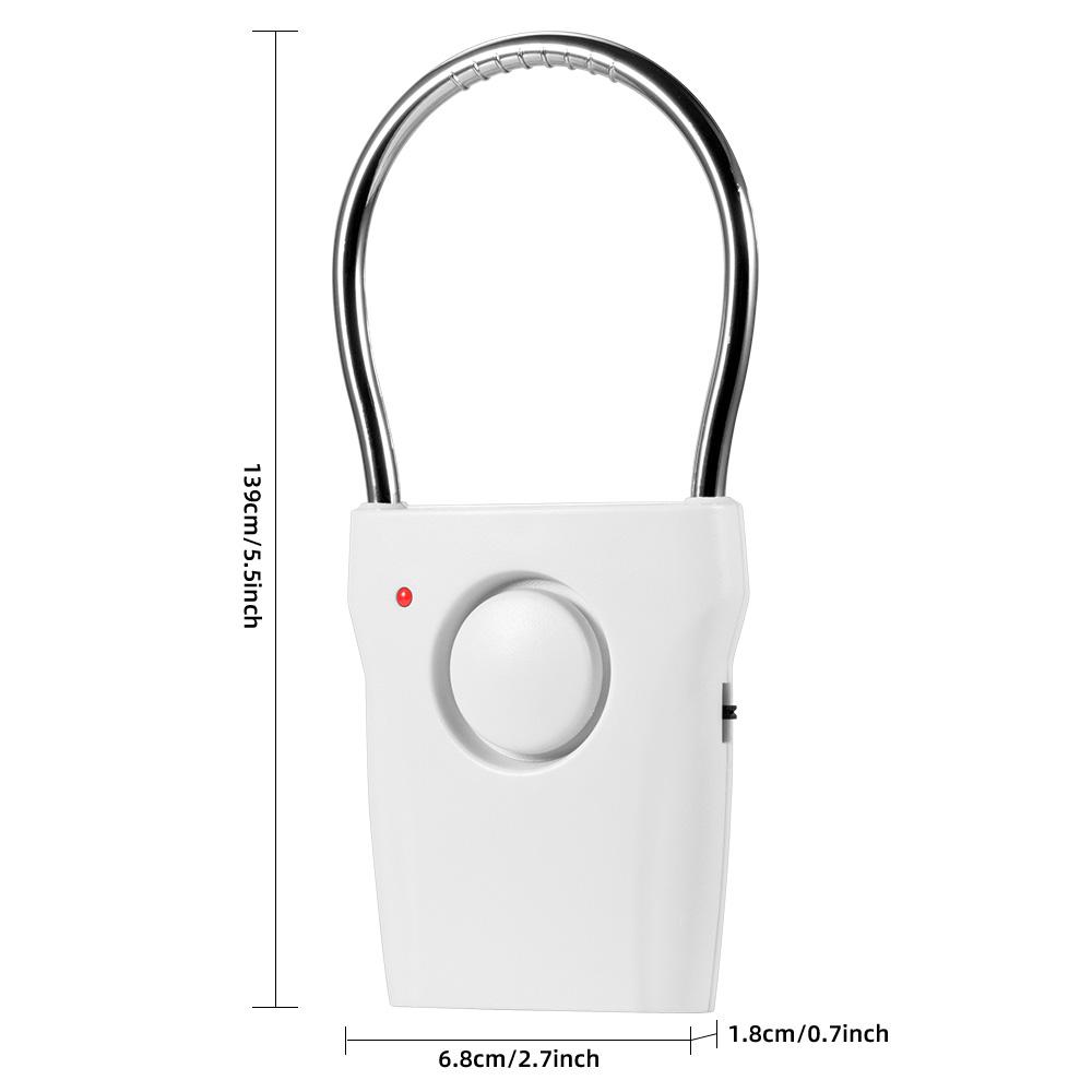 Door Handle Alarm, 120dB Door/Window Sensor Alarm System, Door Alarm Burglar Protection for Door Handle Vibration for Home Hotel