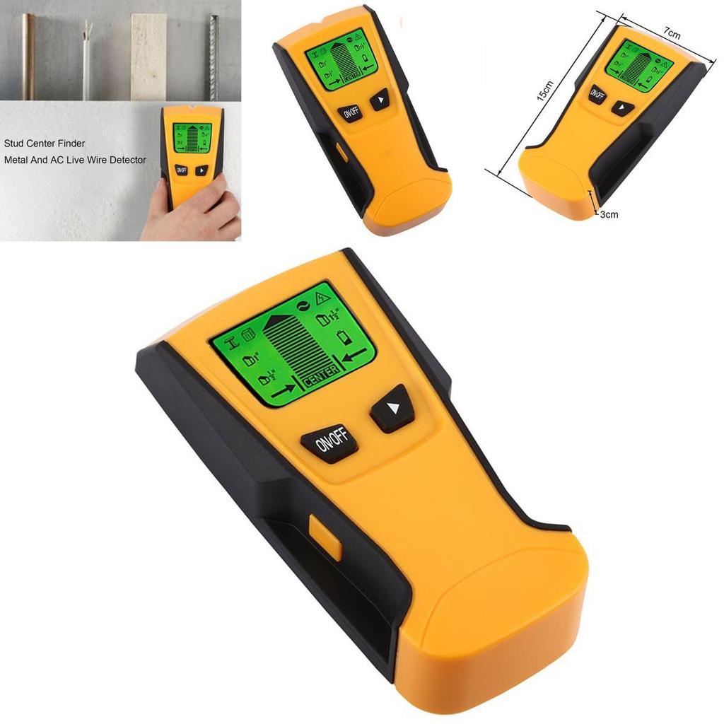 1 In 3 Stud Finder Wood Metal And Ac Live Wire Detector Metal Detector Tool