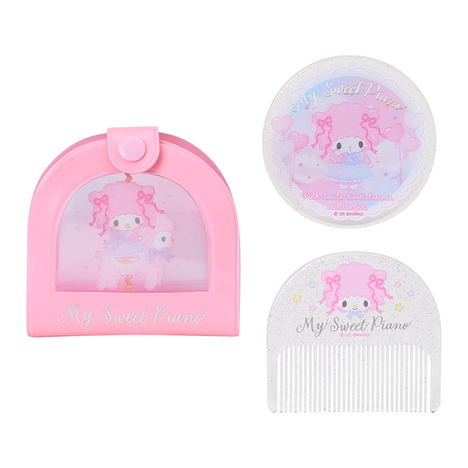 Sanrio Mirror & Comb (Dreamy) My Sweet Piano PVC, ABS resin, glass 250198