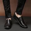 Newest High Quality Brand Men Shoes Genuine Leather Loafers Comfortable Spring Autumn Casual Slip On Outdoor Shoes Mens Sneakers