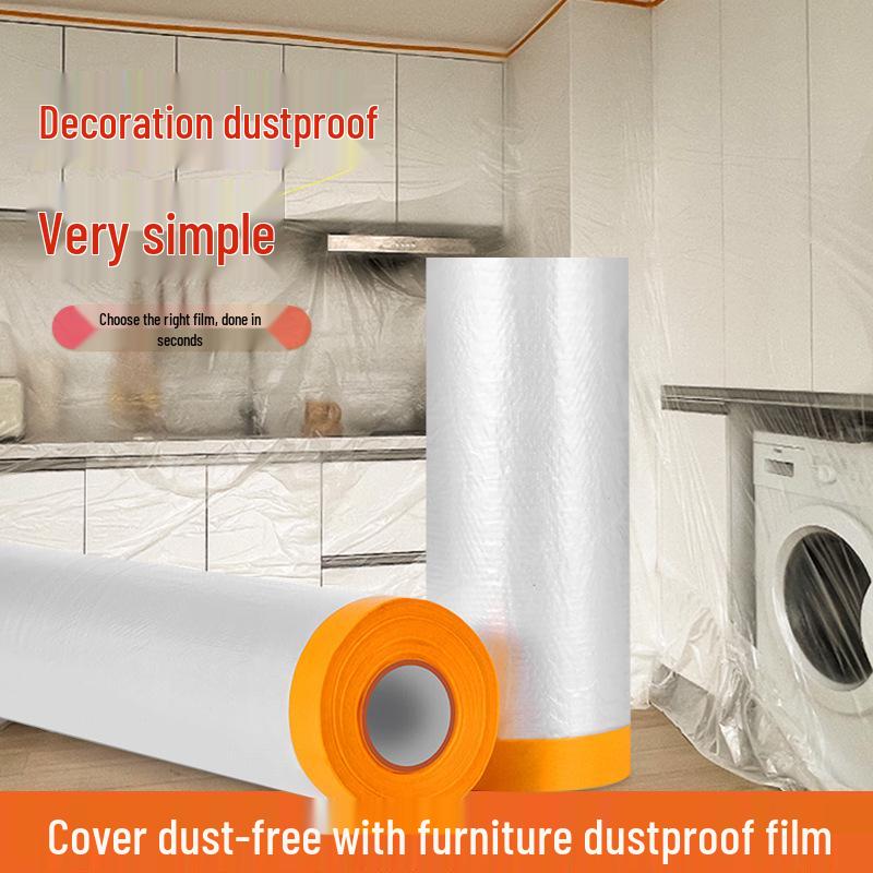 Dustproof Plastic Film for Furniture Protection: Disposable Cover for Beds and Sofas