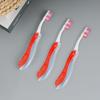 2Pcs Folding Toothbrush Set for Travel Camping Hiking Portable Compact Size Outdoor Essential