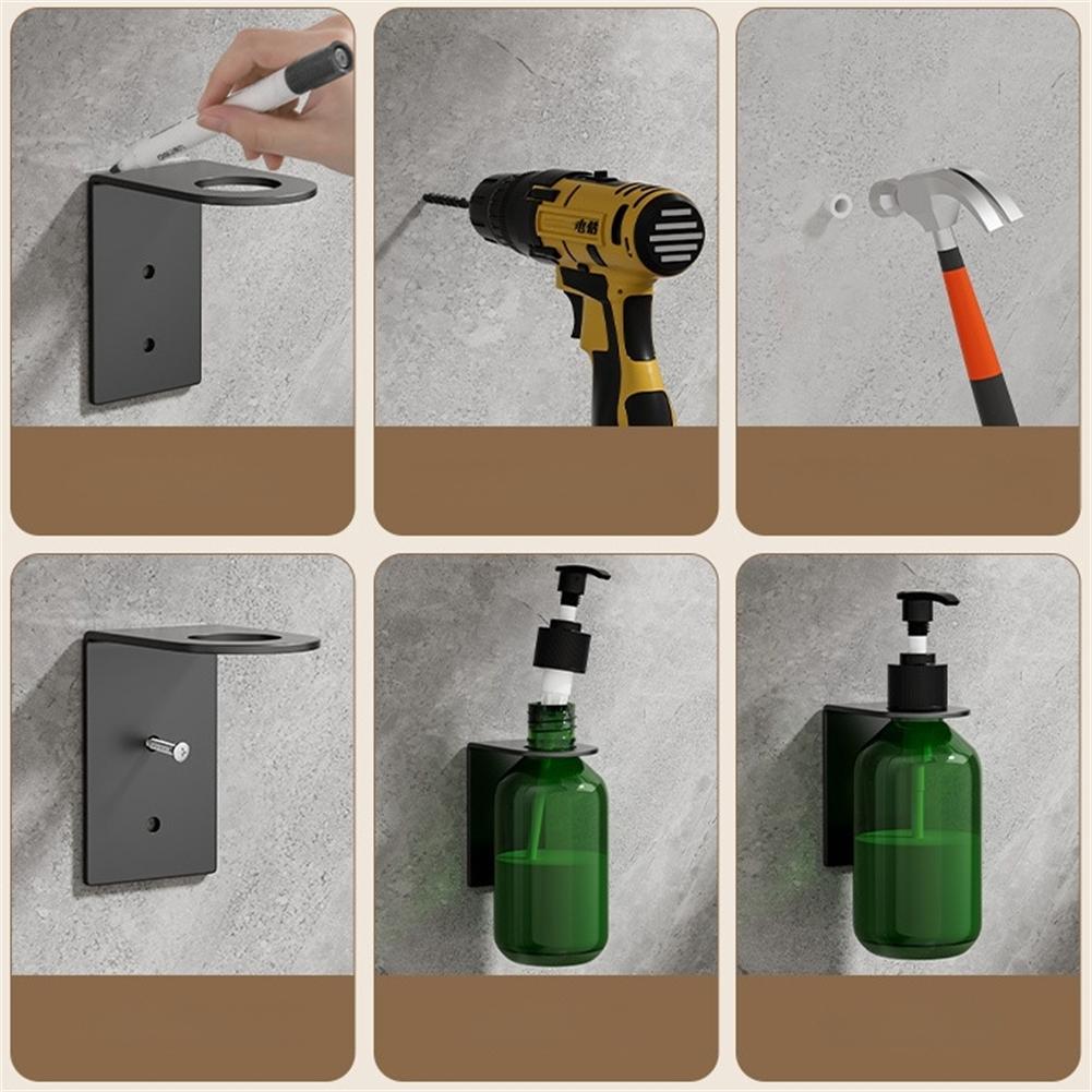 Stainless Steel Soap Dispenser Wall Mounted Holder