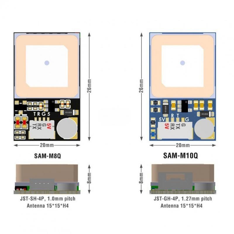 Matek Mateksys Gnss Sam-M10q Gps Navigation Satellite System