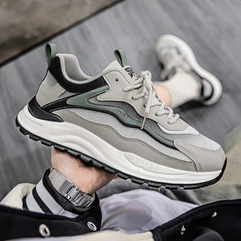 Fashion Men's Sports Casual Shoes 2025 Summer New Style Fashion Trend Wear Resistant Non Slip Shoes Mesh Breathable Comfortable Sneakers