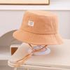 Simple Baby Bucket Hat For Kids Panama Basin Cap Summer Toddler Fisherman Hats  Boys Girls