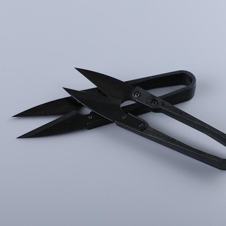 U-Shaped Spring Scissors for Sewing, Fabric, Fishing Line, and Paper Cutting